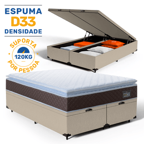 1 Bege Bau Aberto Fechado Tag Unica Comfort Lux